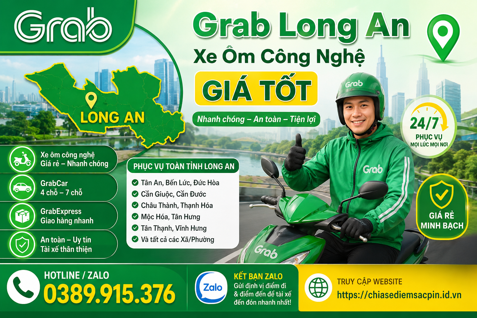 Grab Long An
