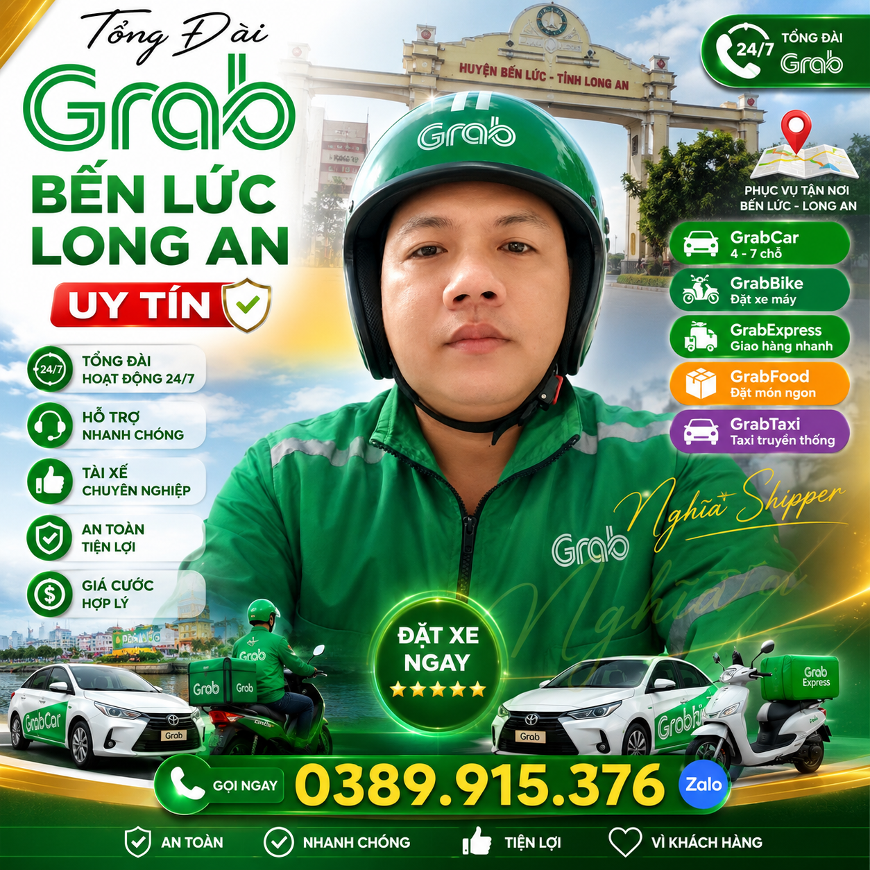 xe ôm công nghệ bến lức tây ninh
