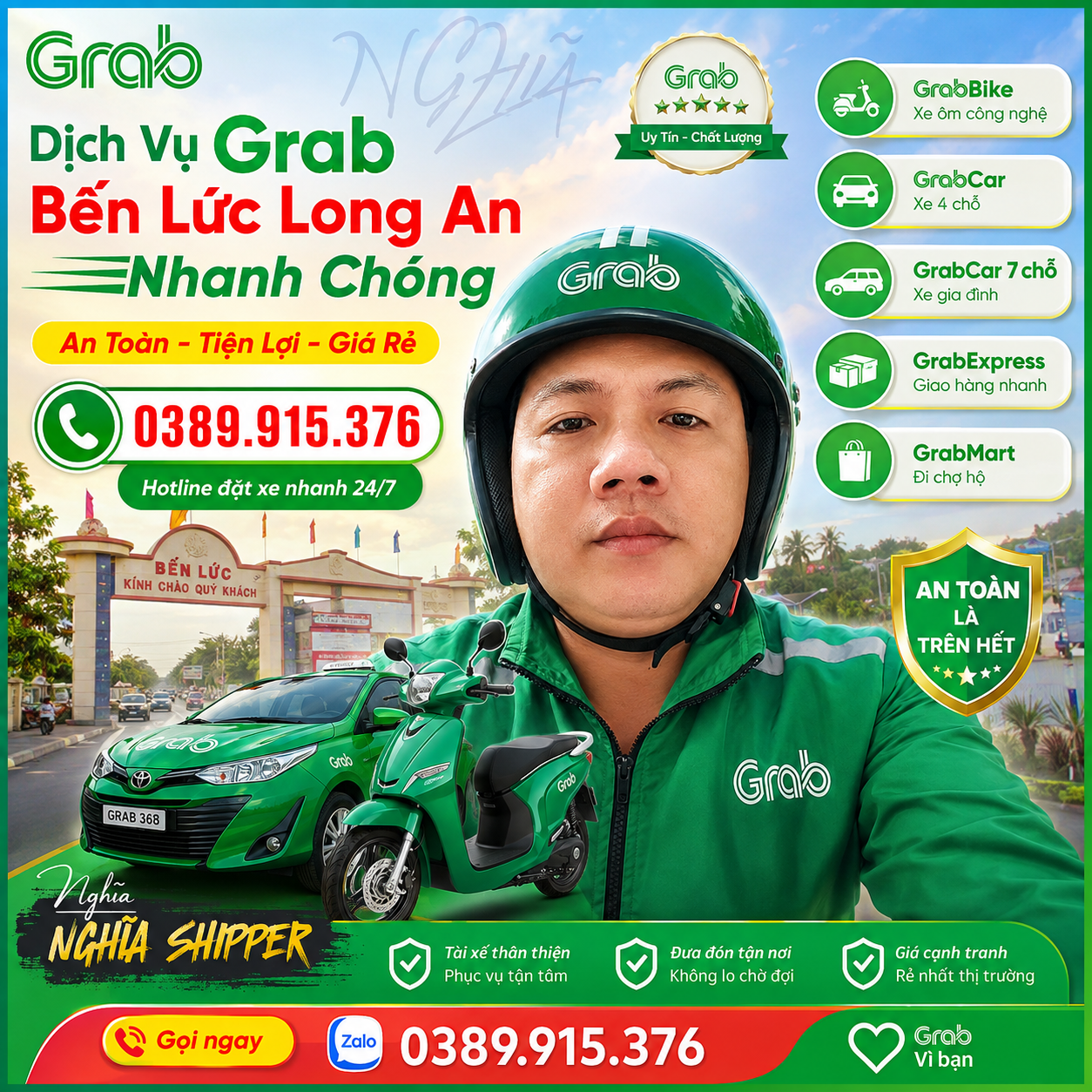 grab express bến lức tây ninh